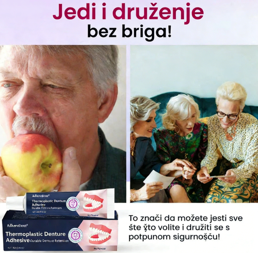 (Zimska posebna ponuda – 30% popusta)🦷 AdhereDent Termoplastično Ljepilo za Proteze | 7 Dana Sigurnog Držanja ✨ | 🔥Kupi jedan, dobi jedan gratis🔥