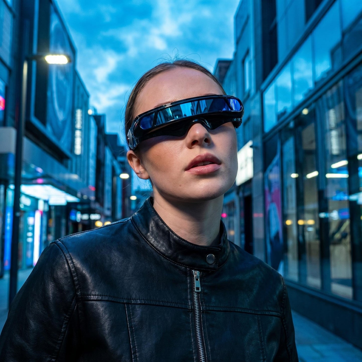 🕶️🔥✨ 50%-os villámakció! Aszimmetrikus retro-punk napszemüveg – UV400 védelem, 4. kategóriás lencsék, „Laser Eye” kialakítás, városi és fesztiválos stílus 🎸