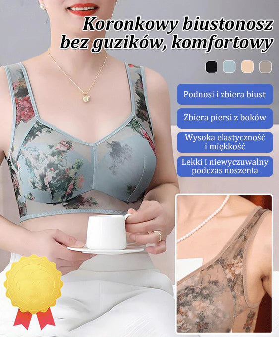 👙Jedinstveni čipkasti grudnjak bez kopči【✨1+1 besplatno】