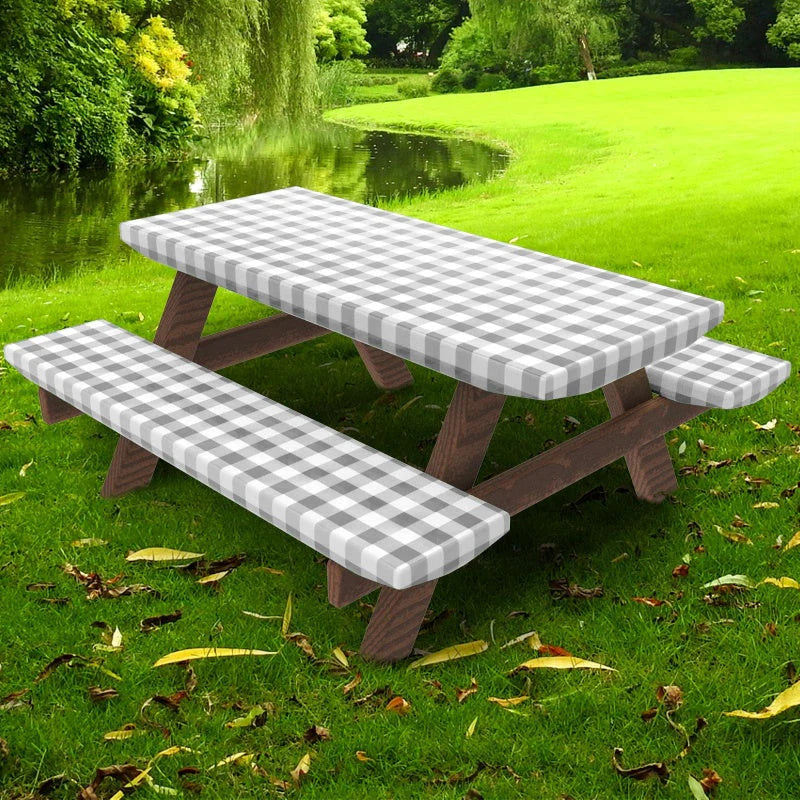 6FT Waterproof Picnic Table Cover - 3PCS/Set