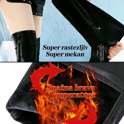 👢✨Modne čizme preko koljena za jesen/zimu – protuklizne, otporne na habanje i svestrane crne čizme za žene!