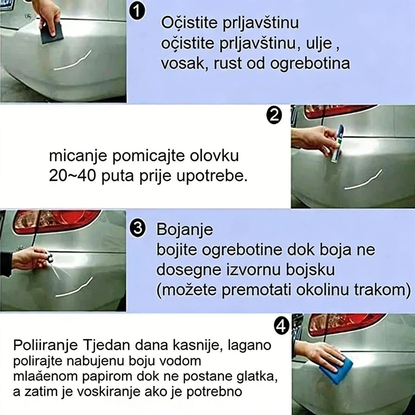 (Zimska posebna ponuda – 30% popusta) Set za popravak ogrebotina na automobilskoj boji ✨ Kupite jedan, dobijte drugi besplatno