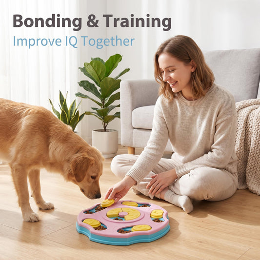 🐶Kutyáknak szánt, az IQ fejlesztését és a mentális stimulációt elősegítő puzzle-játékok, kutyakekszes puzzle-játékok