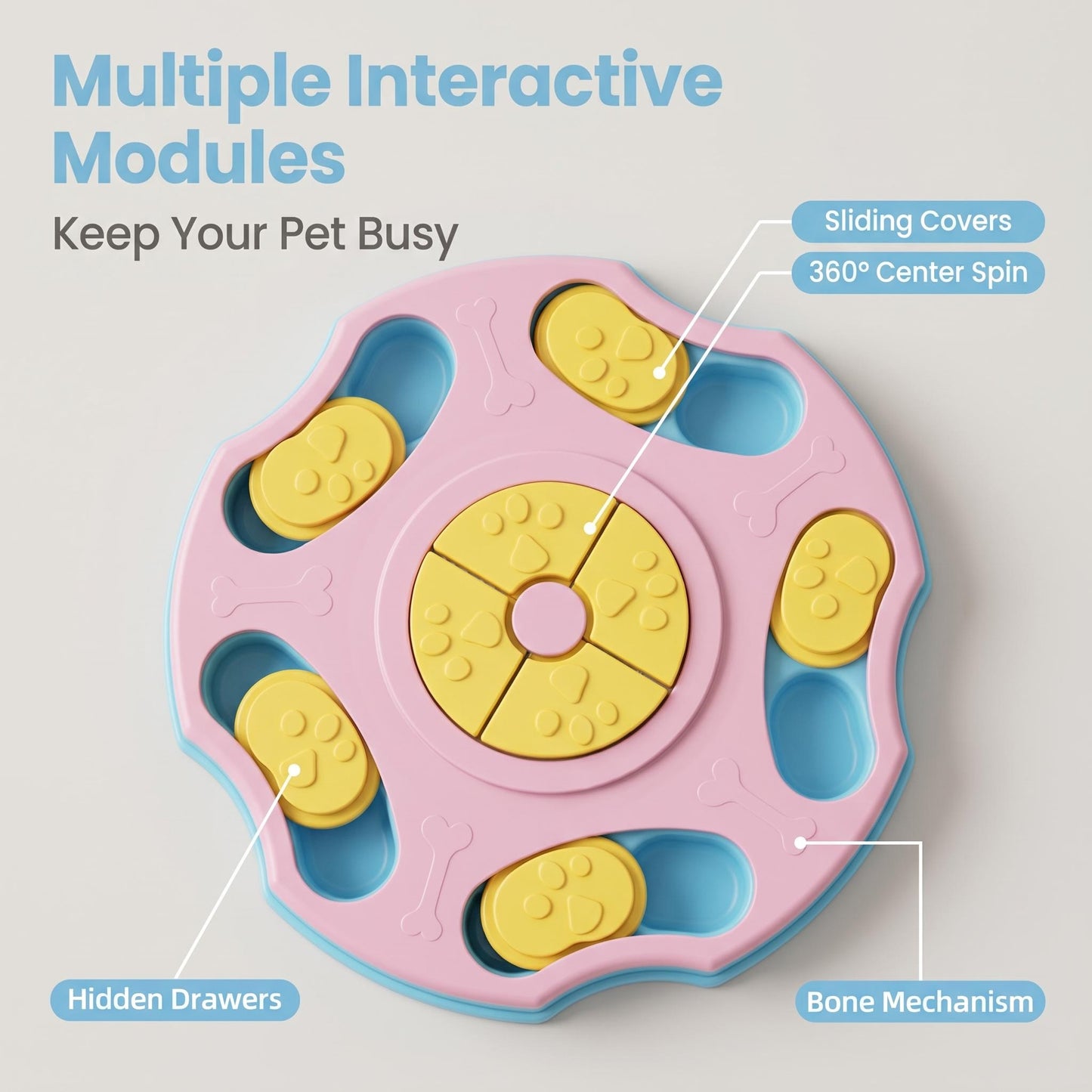 🐶Kutyáknak szánt, az IQ fejlesztését és a mentális stimulációt elősegítő puzzle-játékok, kutyakekszes puzzle-játékok