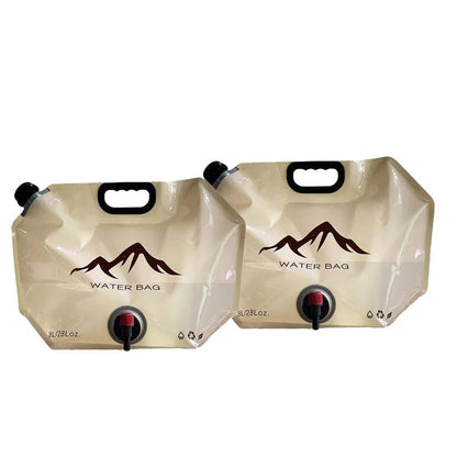 💧 IDŐKORLÁTOS 50% KEDVEZMÉNY! 🏕️ Összecsukható kültéri víztartály – 8 literes űrtartalom, csap, összecsukható 🌲