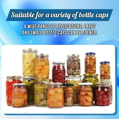 (Zimska posebna ponuda – 30% popusta) ⚙️👍Podesivi otvarač za boce od nehrđajućeg čelika – protuklizni dizajn, ergonomski zahvat koji štedi trud i univerzalna primjena