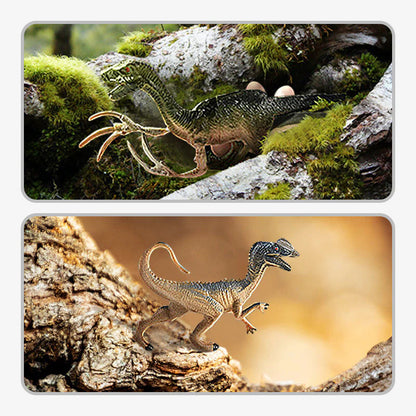 🦖 Szórakoztató és oktató célú dinoszaurusz játékok – élethű állatmodellek – Tyrannosaurus rex és Triceratops puha gumi szett