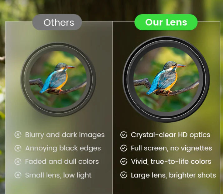 1🔭Kompaktan, džepni astronomski teleskop koji se može pričvrstiti na pametni telefon