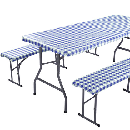 6FT Waterproof Picnic Table Cover - 3PCS/Set