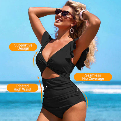 😍 50% popusta na ograničeno vrijeme: seksi jednodijelni kupaći kostim s naborkama