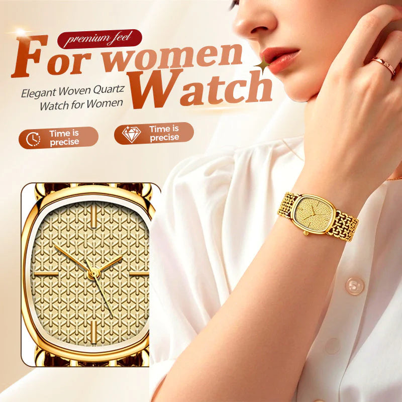 1⌚✨Elegantan ženski sat od tkanine i kvarcnog stakla