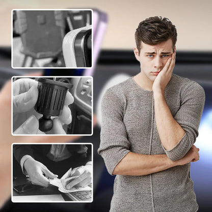 1🔝📱Držač za telefon s vakuumskom pločicom koja se okreće 360°